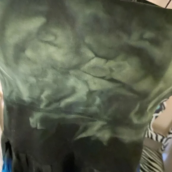 Solitaire Strapless Ombre Teal & Black Maxi Dress or skirt - Picture 7 of 11